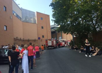 Ewakuacja w Askanie. Pożar w jednym z lokali