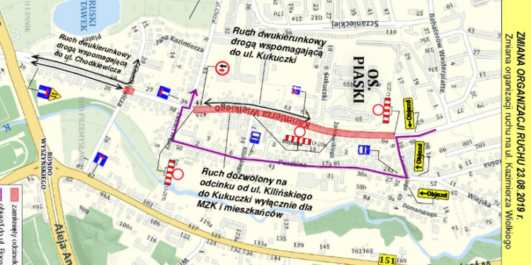 Kolejne zmiany na ul. Kazimierza Wielkiego