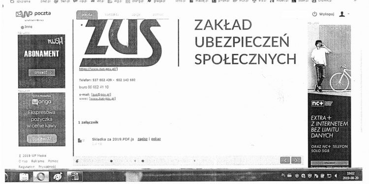 ZUS ostrzega
