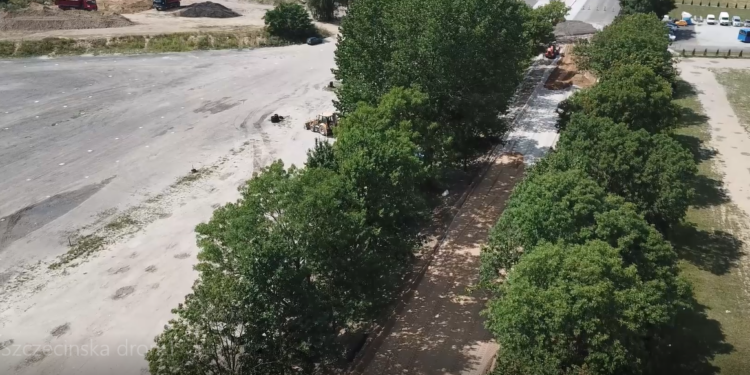 GORZÓW z DRONA – Remont ul. Szczecińskiej