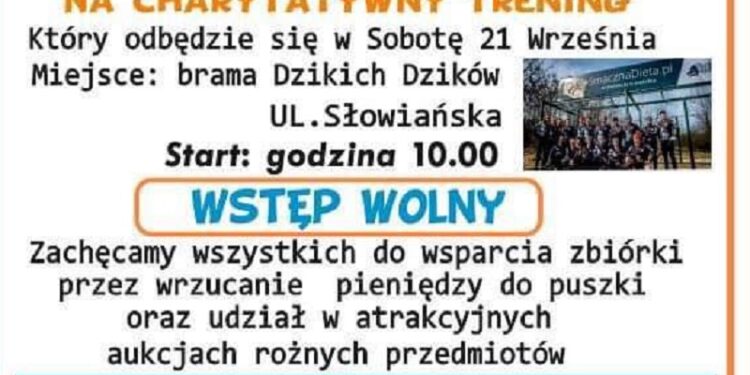 Dzikie Dziki organizują charytatywny trening