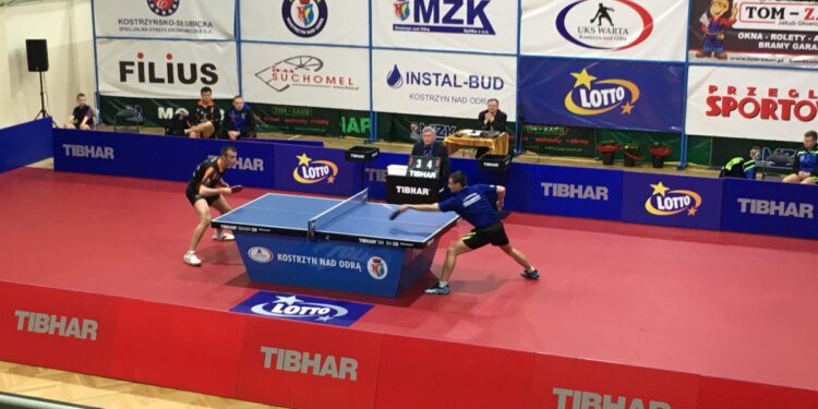 Pierwszy punkt pingpongistów Warty