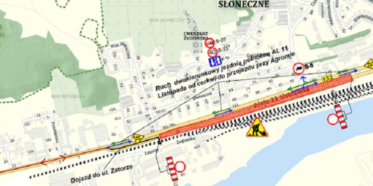Będą zmiany na Kostrzyńskiej i w al. 11 Listopada