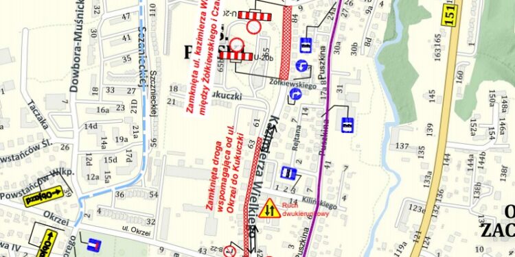 Zamknięcie Kazimierza Wielkiego z Okrzei