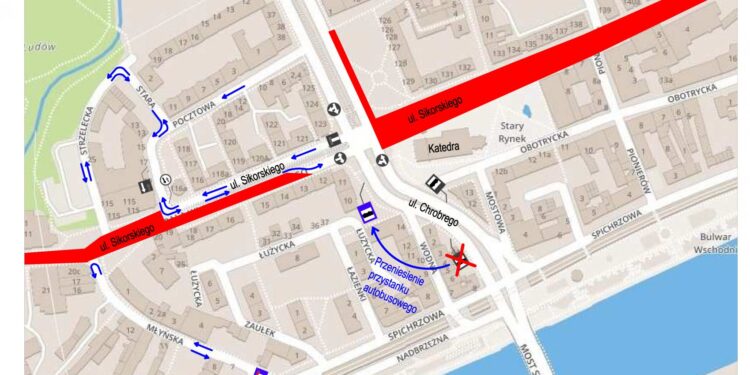 Przystanek „Katedra” wraca na swoje miejsce