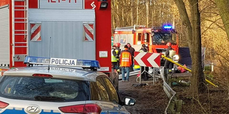 Pięć młodych osób zginęło pod Ciborzem