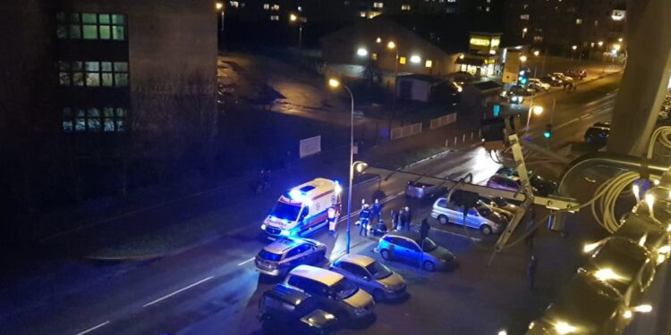 Potrącenie na Szarych Szeregów