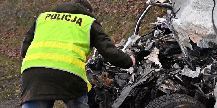Śmiertelny wypadek pod Strzelcami [ZDJĘCIA]