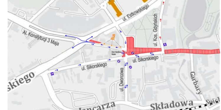 Będą zmiany w ruchu w okolicach „Rolnika”