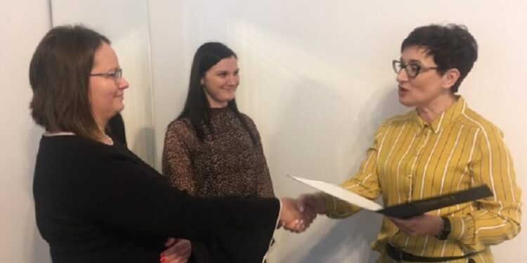 Strażak – bohater z wizytą u prezydenta