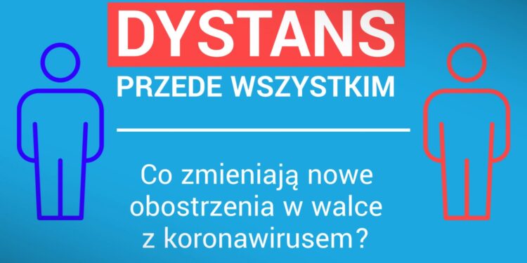 Dystans przede wszystkim. Kolejne obostrzenia w walce z koronawirusem