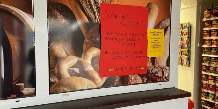 Dodatkowe środki ostrożności w sklepach