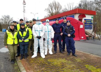Kontrole sanitarne na granicy polsko-niemieckiej
