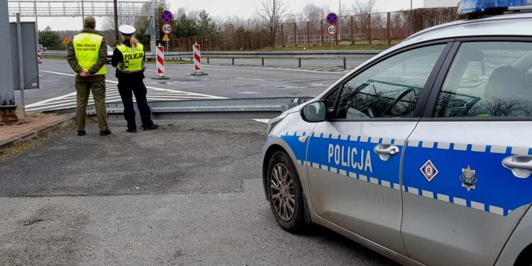 Kontrole sanitarne na granicy polsko-niemieckiej