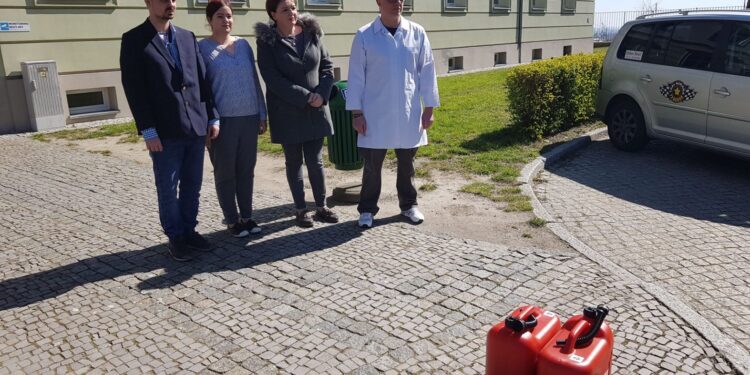 Płyn dezynfekcyjny od AJP dla szpitala