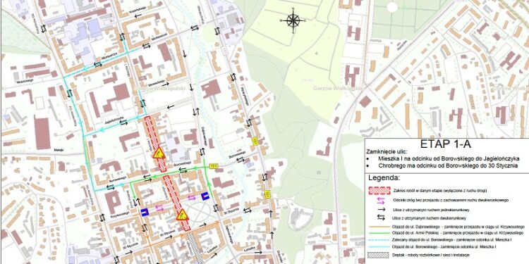 W środę ruszy przebudowa ul. Chrobrego i Mieszka I