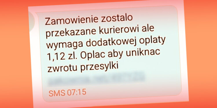 Uwaga na fałszywe SMS-y dotyczące przesyłek!