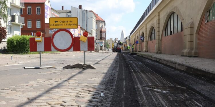 Ciężko w centrum miasta