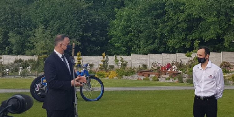 Prezydent w gościnie u mistrza świata