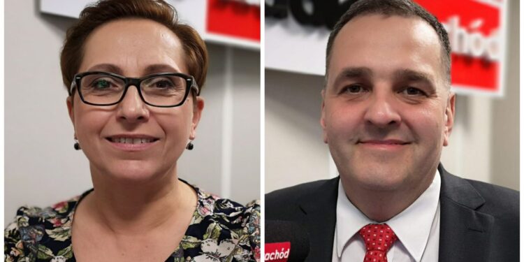 Krystyna Sibińska i Sebastian Pieńkowski