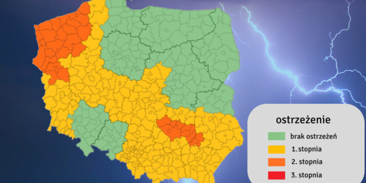 Burze z gradem możliwe przez cały dzień