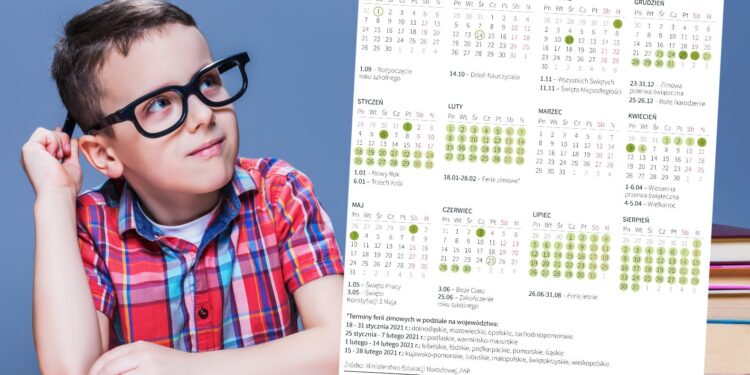 Kalendarz roku szkolnego 2020/2021