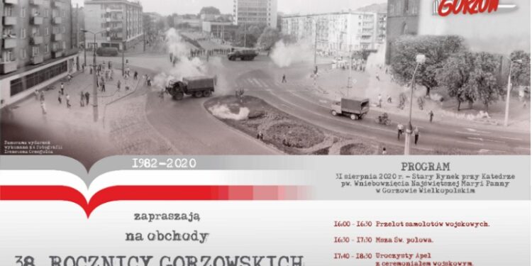 38. rocznica Wydarzeń Sierpniowych w Gorzowie