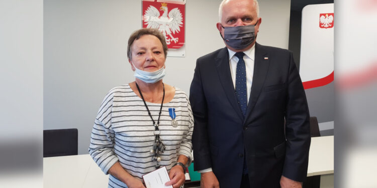 Medal dla prezes Związku Sybiraków w Gorzowie