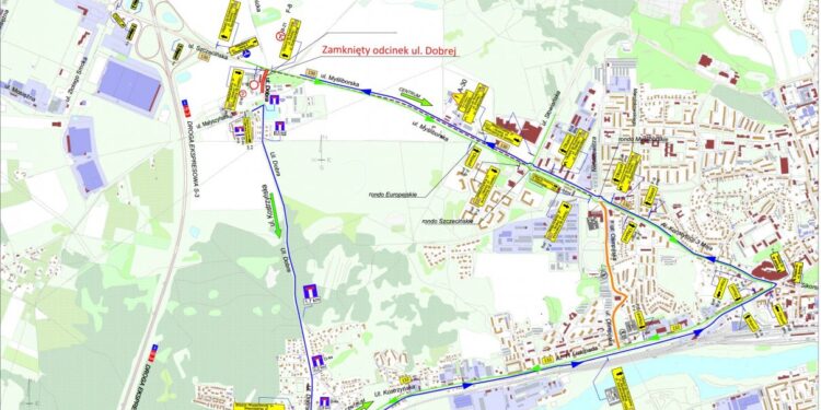 Zamknięcie ul. Dobrej