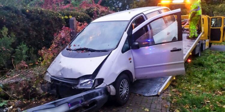 Policyjny pościg po ulicach Strzelec [WIDEO]