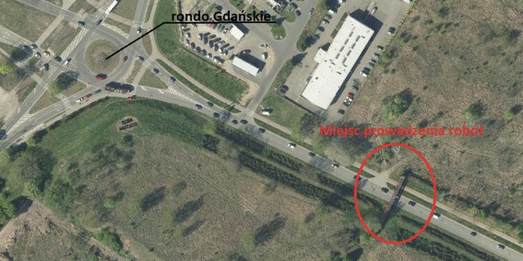 Przebudowa ciepłociągu i skrzyżowania