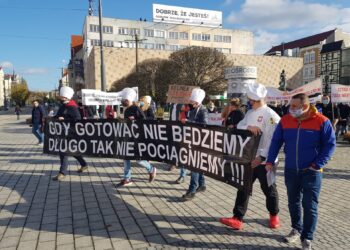 Protest branży gastronomicznej