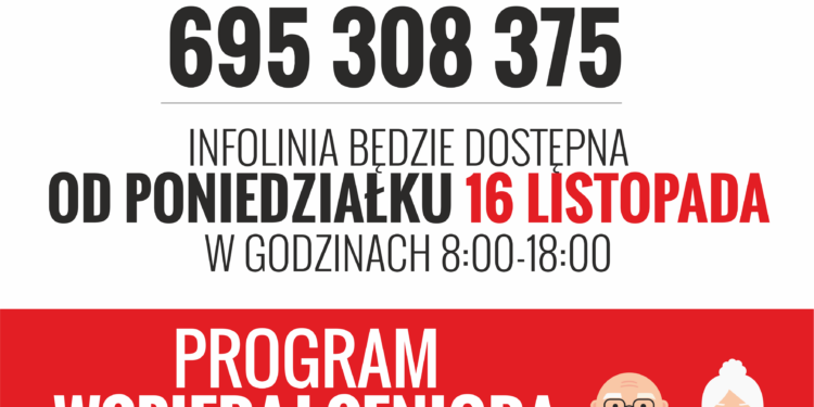 Zgłoszenia seniorów o pomoc od poniedziałku