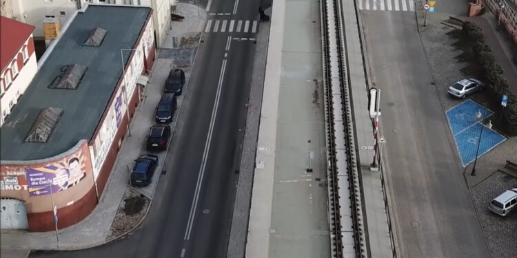 Ul. Spichrzowa znów przejezdna [FILM z drona]