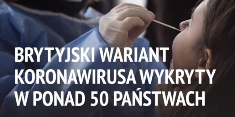 Brytyjski wariant koronawirusa