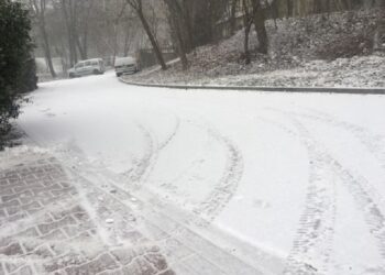 Opady śniegu dotarły do Gorzowa