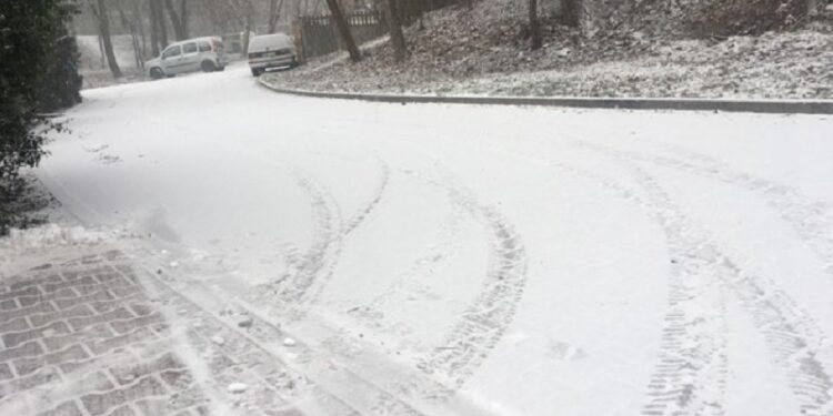 Opady śniegu dotarły do Gorzowa