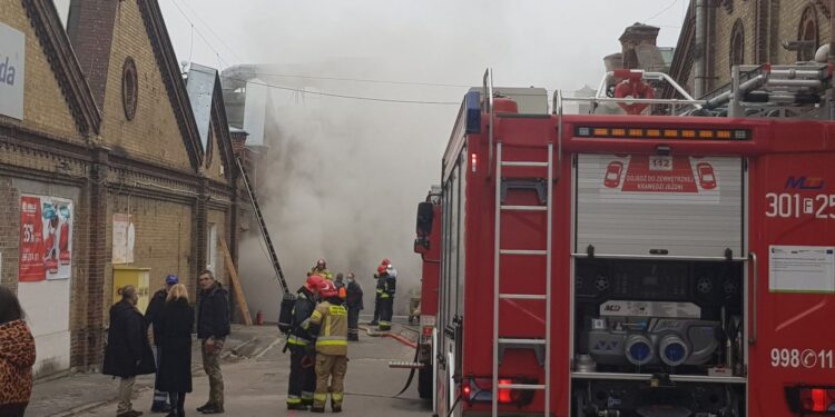 Pożar w archiwum urzędu wojewódzkiego