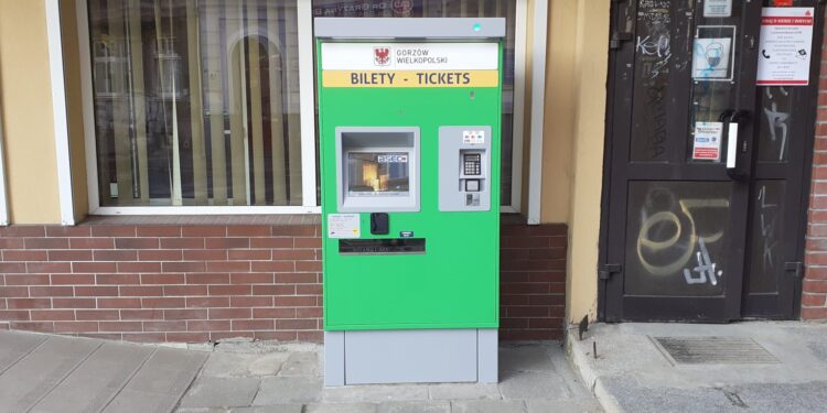 Biletomaty w Gorzowie