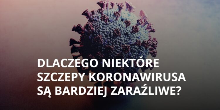 Dlaczego niektóre szczepy koronawirusa są bardziej zaraźliwe