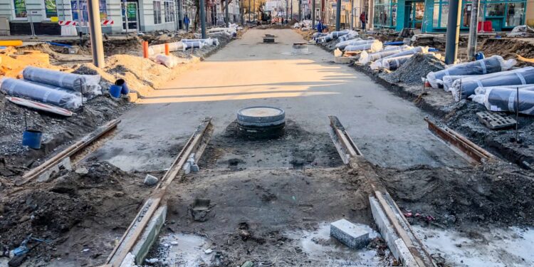 Prace na ul. Chrobrego [ZDJĘCIA]