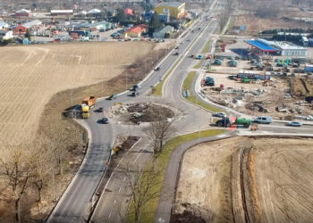 Przebudowa ul. Myśliborskiej [FILM z drona]