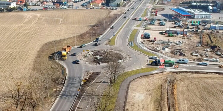 Przebudowa ul. Myśliborskiej [FILM z drona]