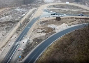 Przebudowa ul. Zawackiej [FILM z drona]