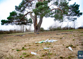 Śmietnisko na poligonie [ZDJĘCIA]