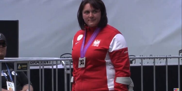 Olszewska na podium
