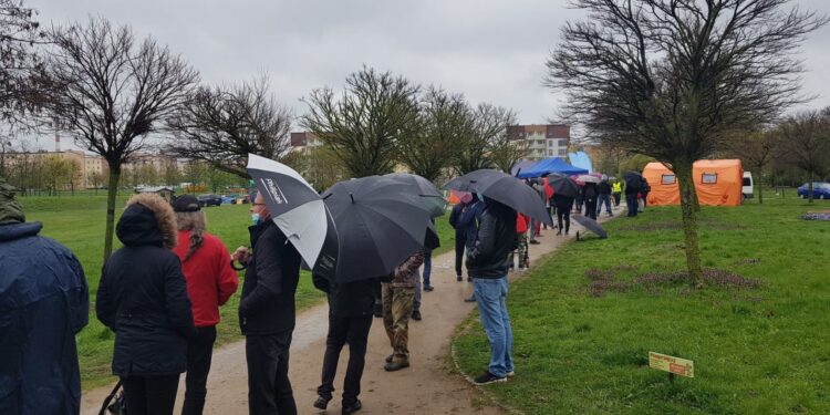 Mobilny punkt szczepień działa jeszcze dzisiaj