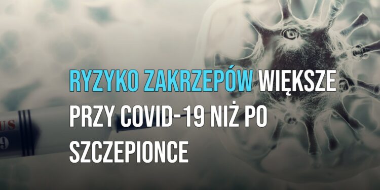Ryzyko zakrzepów większe przy COVID-19 niż po szczepionce [WIDEO]