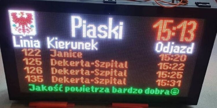 Informacja pasażerska jesienią