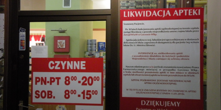 Lubuski Inspektor Farmaceutyczny odpiera zarzuty w sprawie szpitalnej apteki